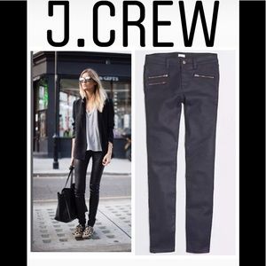 J. Crew Skinny Jean in Coated Denim B3137